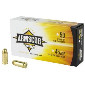 Armscor 230gr FMJ 45 ACP